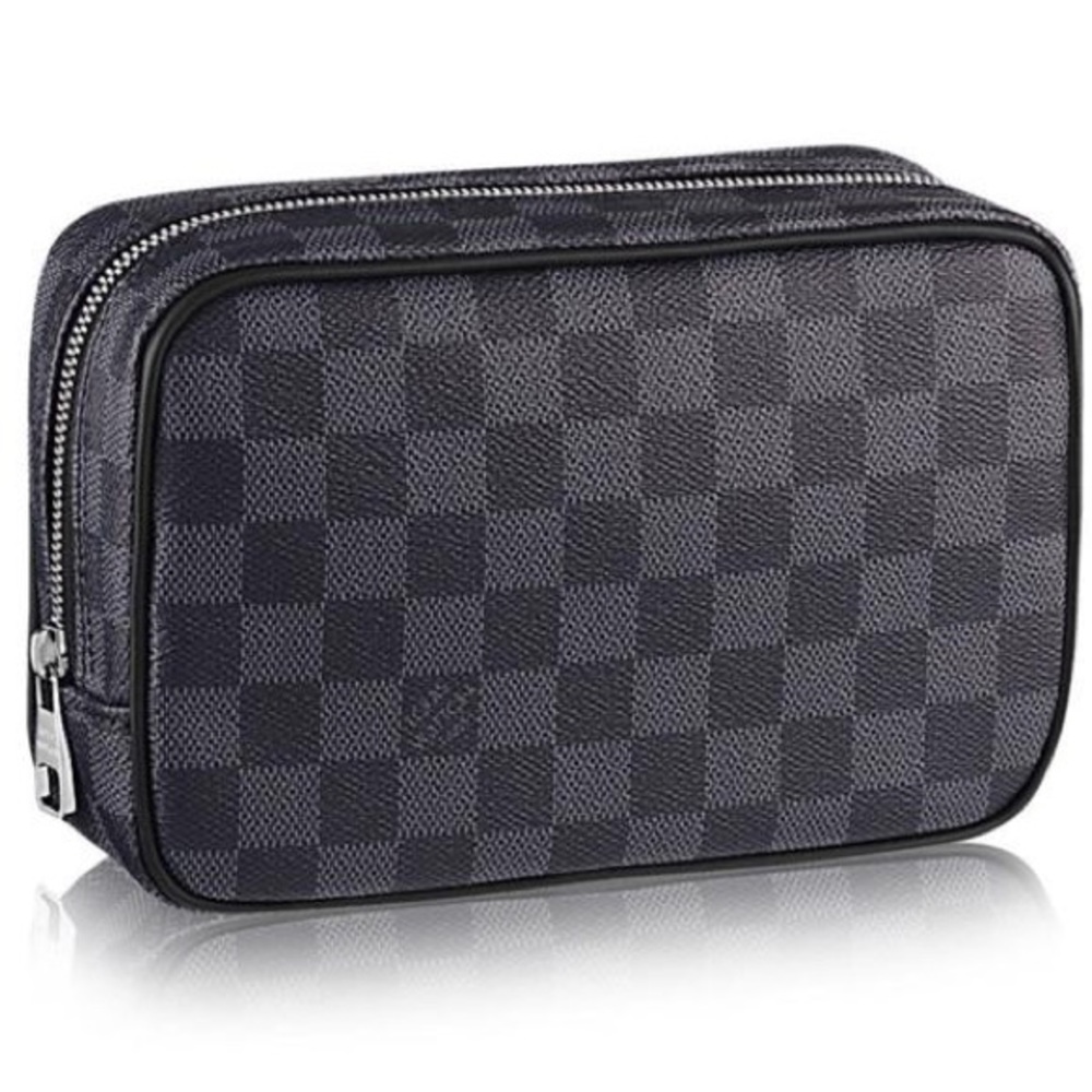 Louis Vuitton Toilet Pouch PM, Damier Graphite